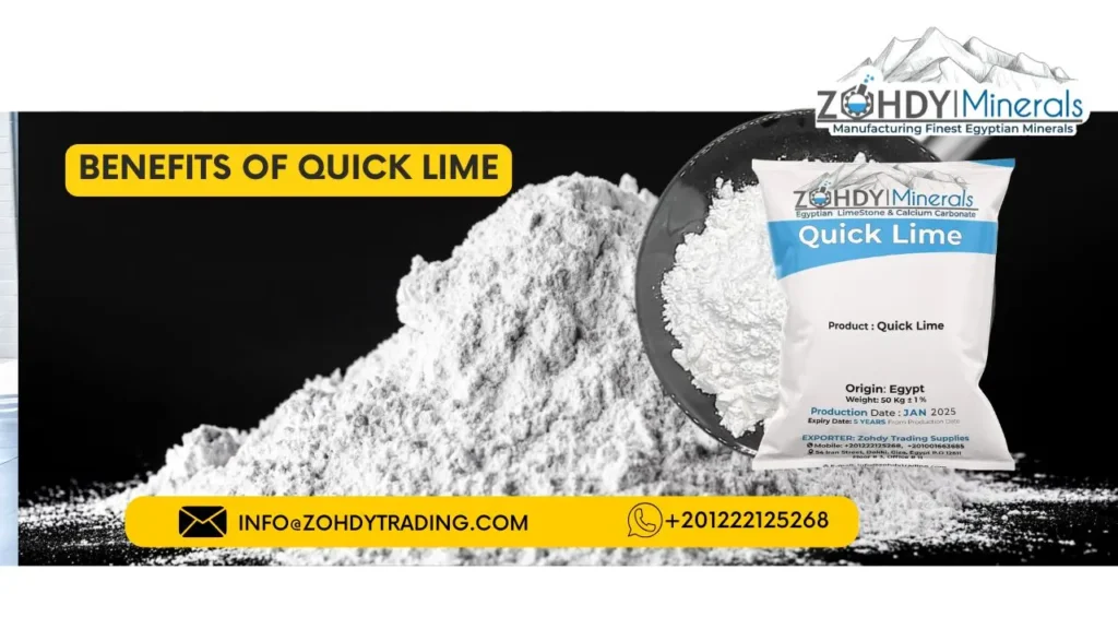 How is Quick Lime powder manufactured ? 3 Benefits of Quick Lime powder