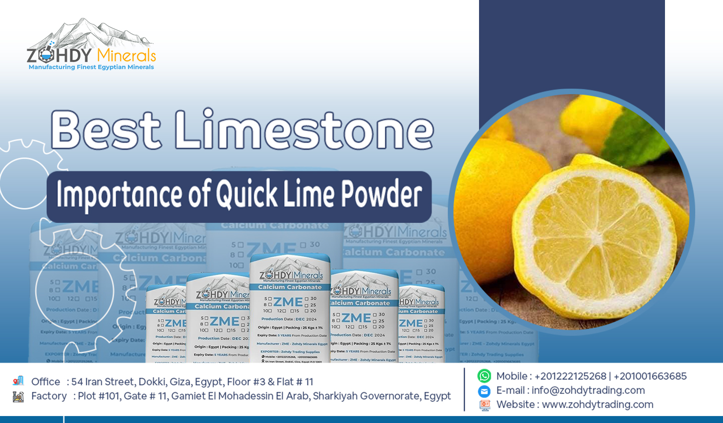 how to Using Quick Lime powder in Water Treatment 2 Importance of Quick Lime Powder