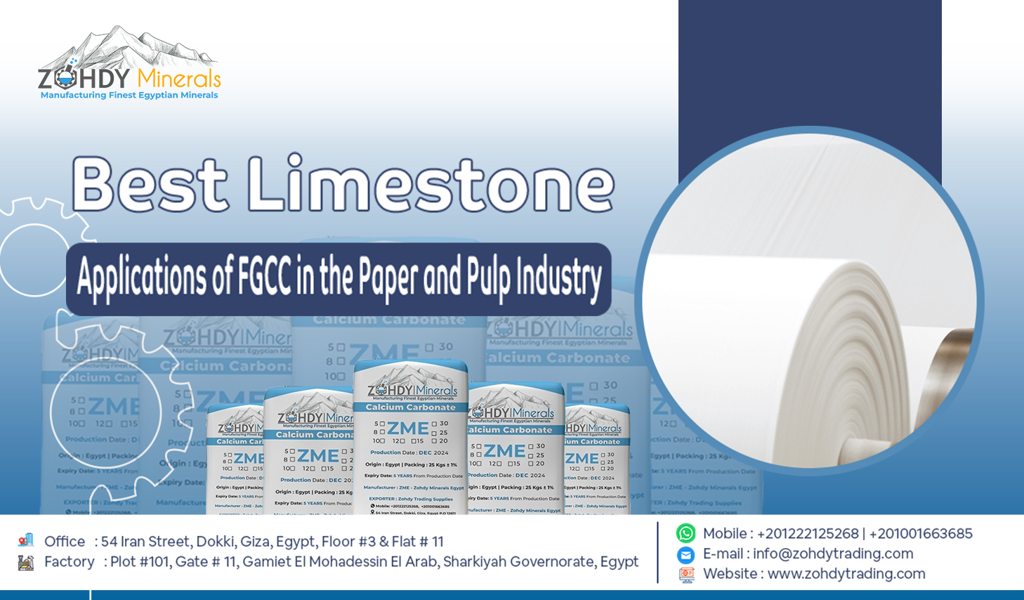 Fine-Ground Calcium Carbonate for Paper 3 Applications of FGCC in the Paper and Pulp Industry