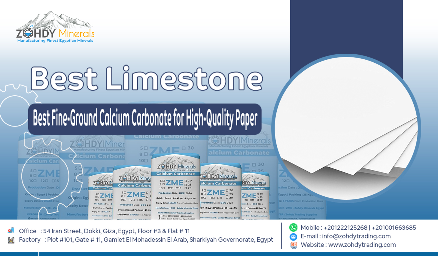 Fine-Ground Calcium Carbonate for Paper 4 Best Fine-Ground Calcium Carbonate for High-Quality Paper