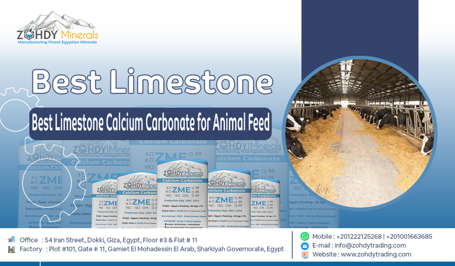 Limestone Calcium Carbonate for Livestock Feed Supplements 5 Best Limestone Calcium Carbonate for Animal Feed