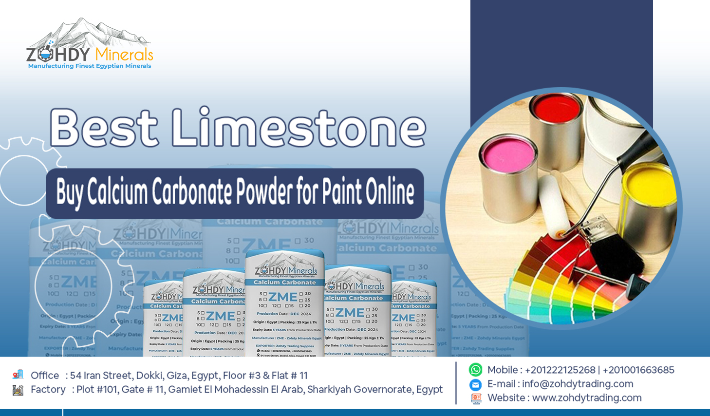 Calcium Carbonate Powder for Paint and Coating Applications 5 Buy Calcium Carbonate Powder for Paint Online