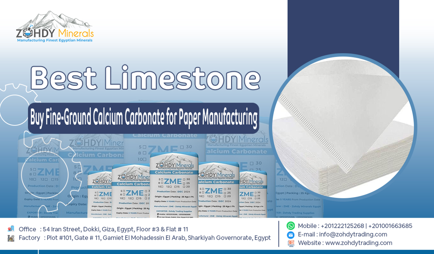 Fine-Ground Calcium Carbonate for Paper 5 Buy Fine-Ground Calcium Carbonate for Paper Manufacturing