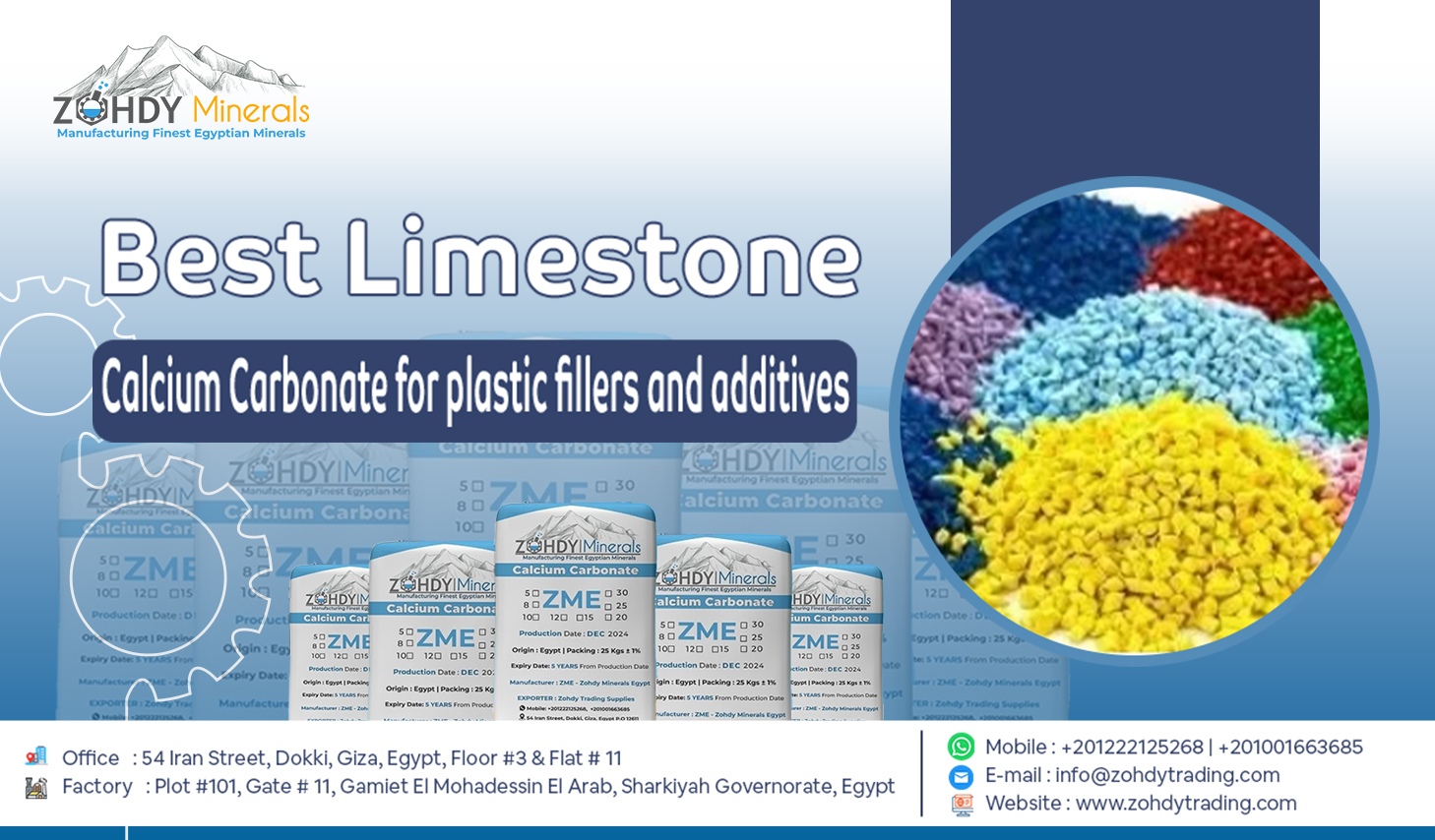 Ground Calcium Carbonate from Limestone for Plastic Production 5 How to Store and Handle Ground Calcium Carbonate
