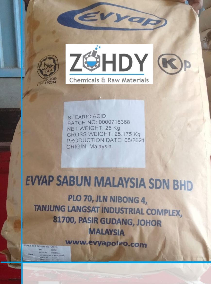 Stearic Acid Triple Pressed Flakes Malaysia