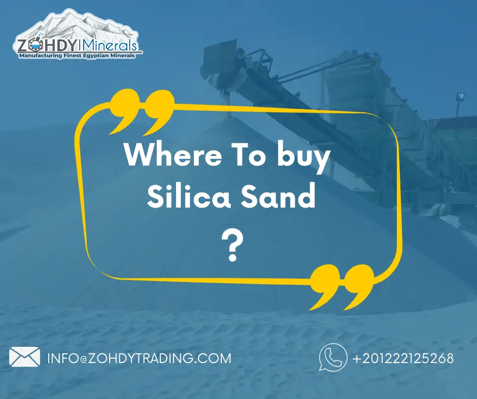 Where to Buy Silica Sand ? ZME( Zohdy Minerals Egypt )