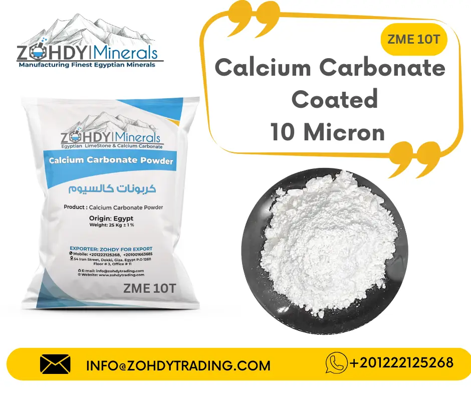 Calcium Carbonate Coated 10 Micron