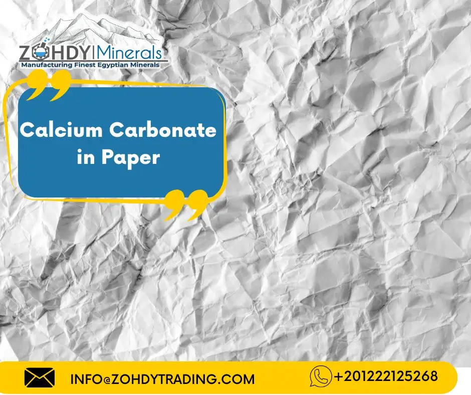 7 Uses of Calcium Carbonate in Paper 3 Calcium Carbonate In Paper