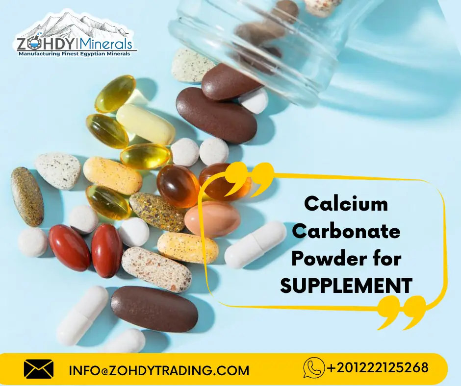 Calcium Carbonate 6 Calcium Carbonate Powder AS HUMAN SUPPLEMENT