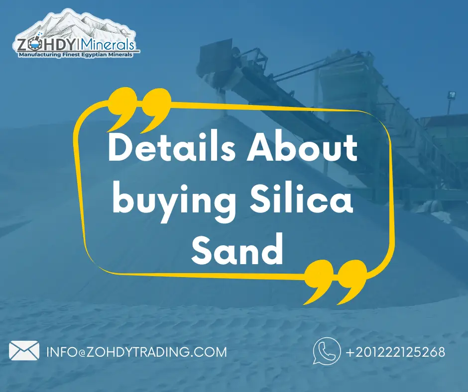 Where to Buy Silica Sand ? 3 Details About buying Silica Sand