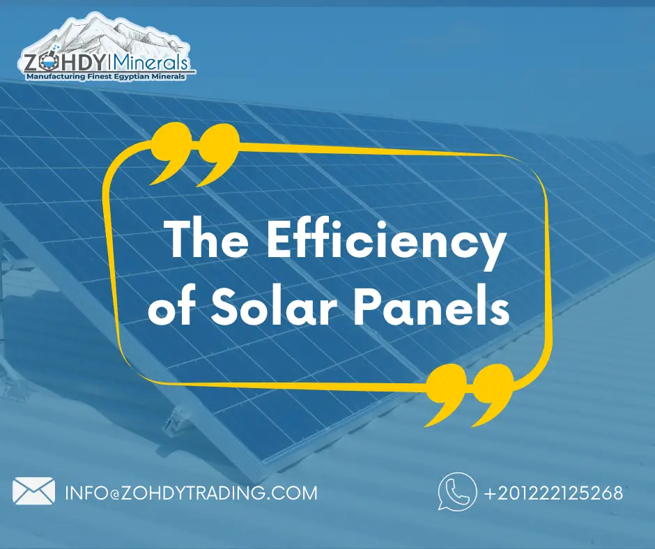 Low Iron Silica Sand 4 The Efficiency of Solar Panels
