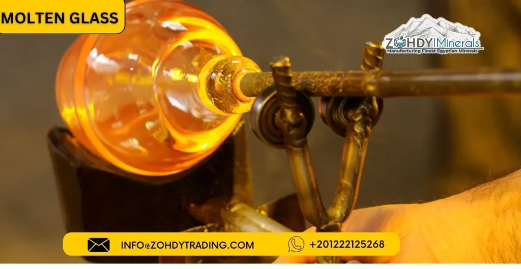 What’s about Cullet Glass and 5 important uses? 2 molten glass Cullet glass
