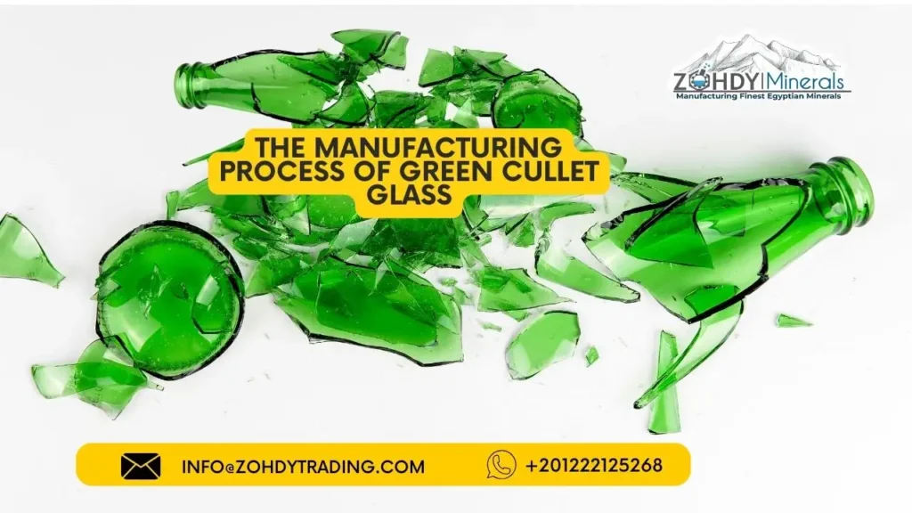 The Journey of Cullet Glass White, Green, and Brown 3 The manufacturing process of Green Cullet Glass