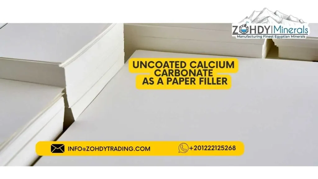 uncoated calcium carbonate uses 7 Uncoated Calcium Carbonate as a paper filler