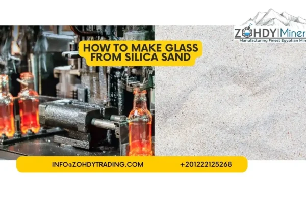 how to make glass from silica sand