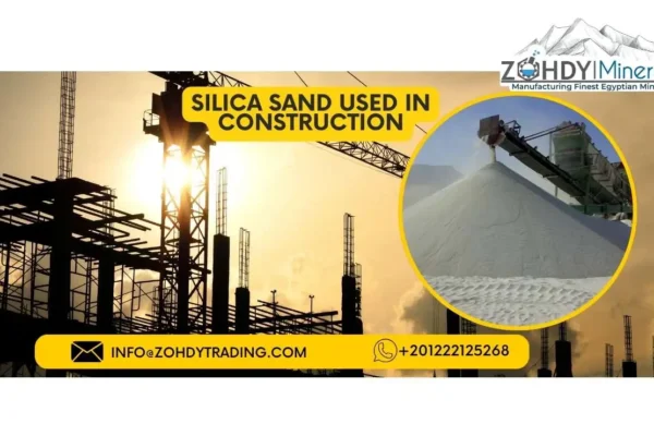 silica sand used in construction