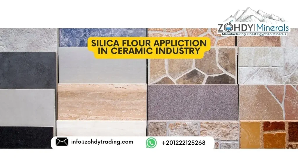 Silica Flour ( Quartz Powder)uses in Ceramic Industry 2 SILICA FLOUR APPLICTION IN Ceramic Industry