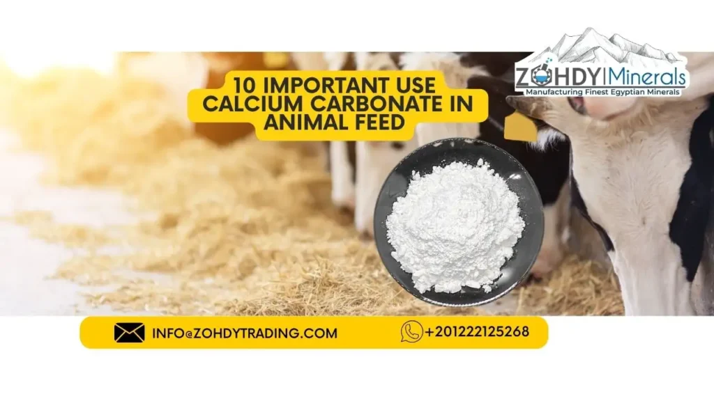 10 important uses Calcium Carbonate in Animal Feed