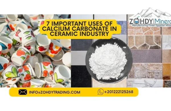 7 important uses of Calcium Carbonate in Ceramic Industry