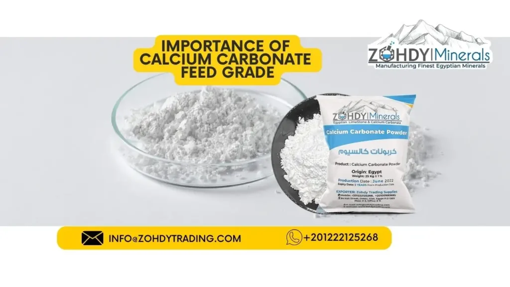 Maximizing Growth with Calcium Carbonate Feed Grade 3 Importance of Calcium Carbonate Feed Grade