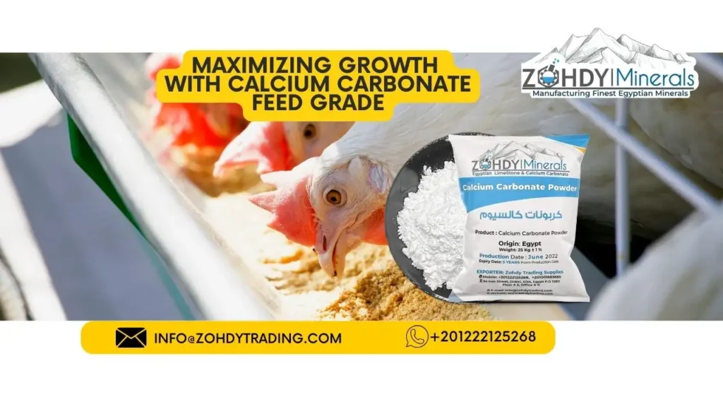 Maximizing Growth with Calcium Carbonate Feed Grade 2 Maximizing Growth with Calcium Carbonate Feed Grade