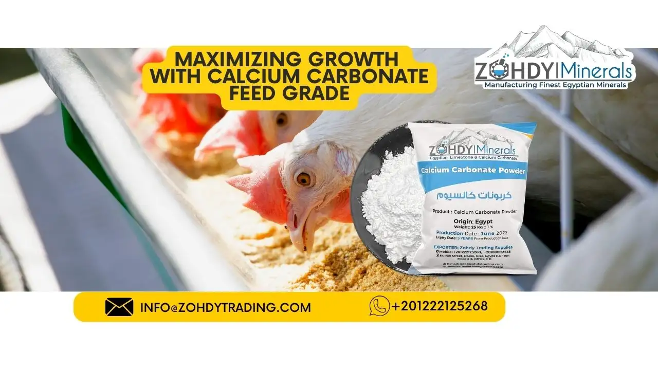 Maximizing Growth with Calcium Carbonate Feed Grade 1 Maximizing Growth with Calcium Carbonate Feed Grade