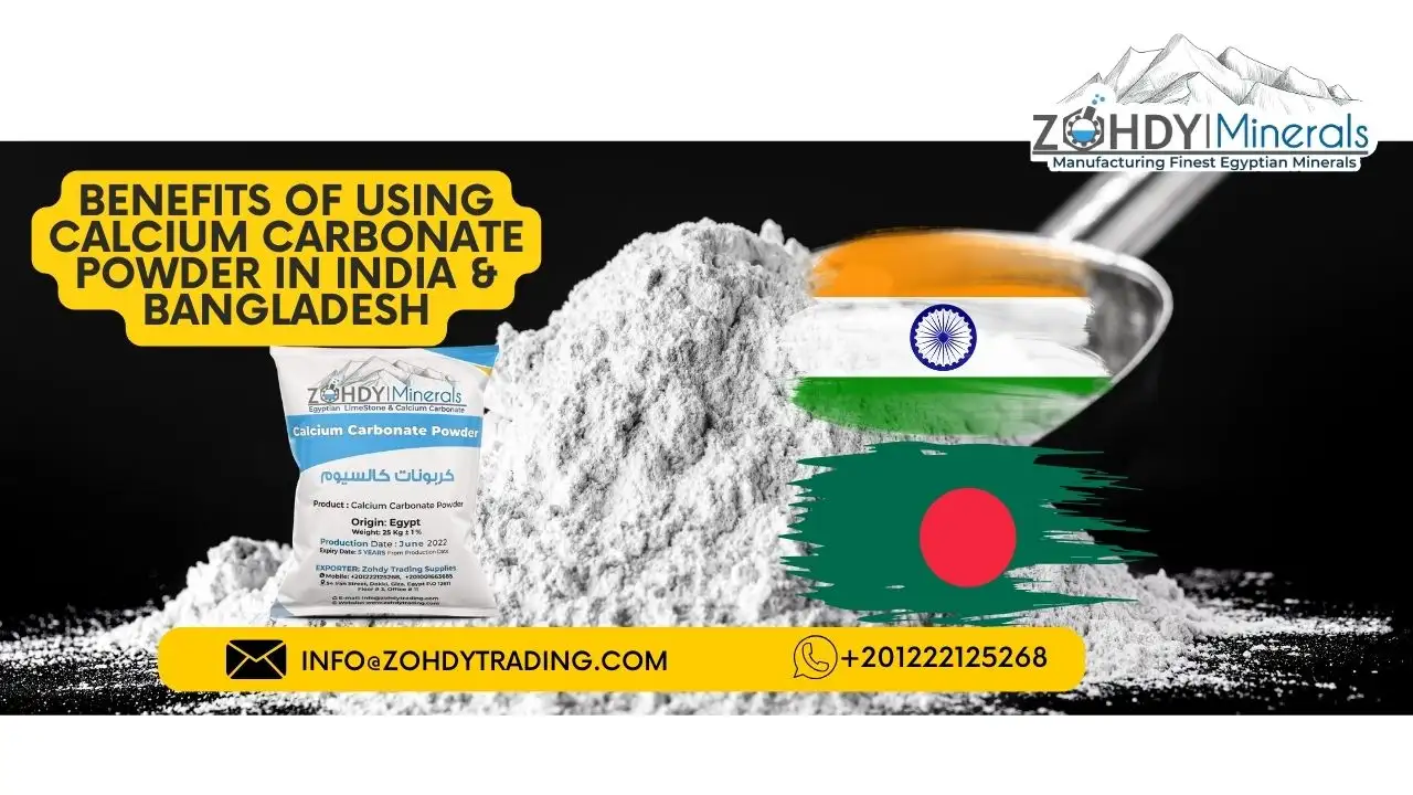 Using Calcium Carbonate Powder in India & Bangladesh 5 Benefits of Using Calcium Carbonate Powder in India & Bangladesh