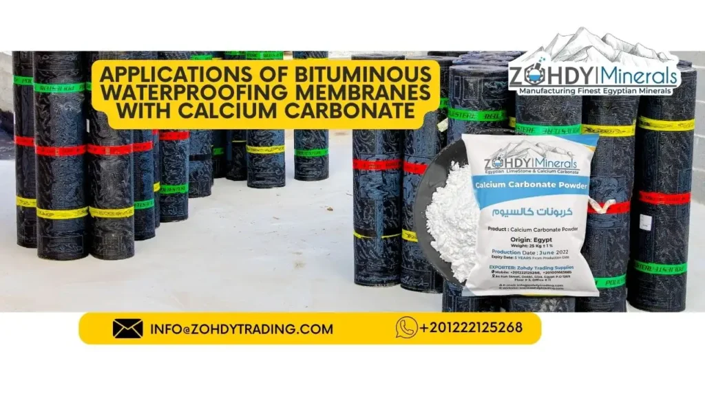 How to Enhance Waterproofing with Calcium Carbonate Powder 3 Applications of Bituminous Waterproofing Membranes with Calcium Carbonate