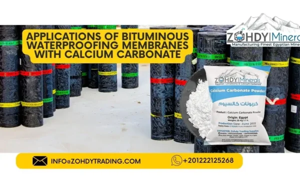 Applications of Bituminous Waterproofing Membranes with Calcium Carbonate
