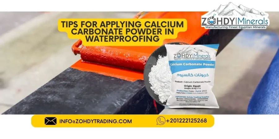 Tips for Applying Calcium Carbonate Powder in Waterproofing 1 Tips for Applying Calcium Carbonate Powder in Waterproofing
