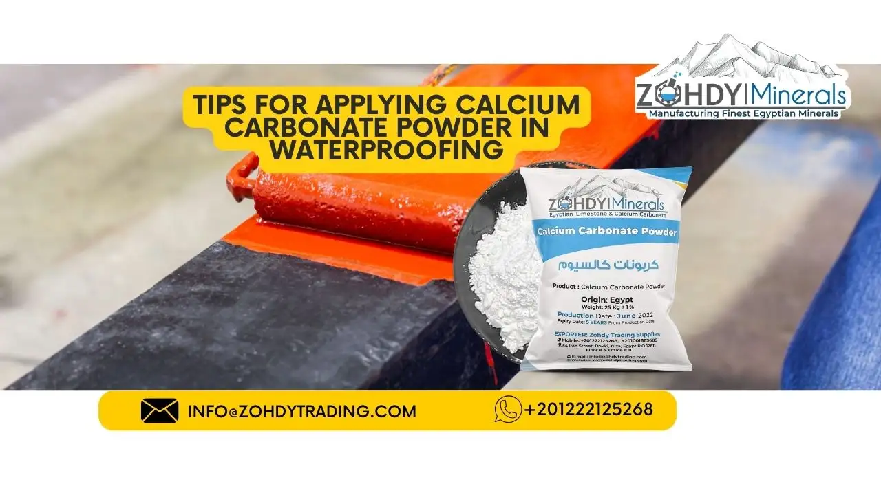 Tips for Applying Calcium Carbonate Powder in Waterproofing 4 Tips for Applying Calcium Carbonate Powder in Waterproofing