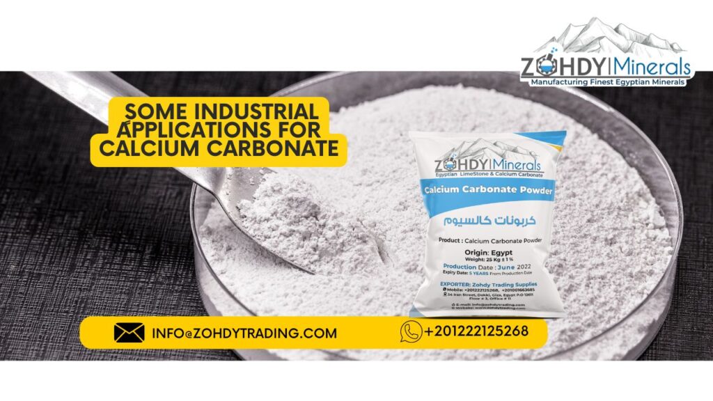 Difference between calcium and calcium carbonate 3 Industrial applications calcium carbonate