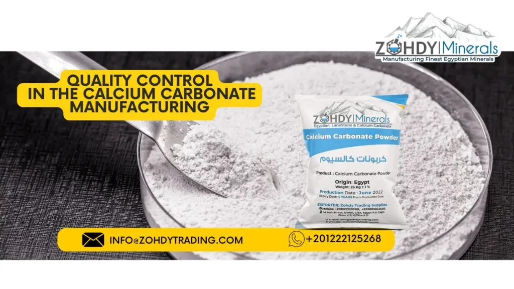 The Ultimate Guide Calcium Carbonate Manufacturing Process 3 Quality Control in the calcium carbonate manufacturing