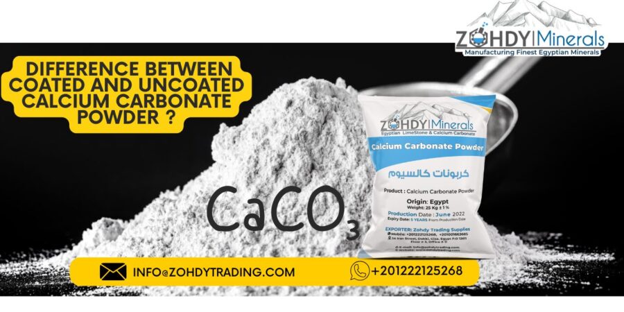 Difference between coated & uncoated calcium carbonate Powder ? 1 What is the difference between coated and uncoated calcium carbonate Powder ?