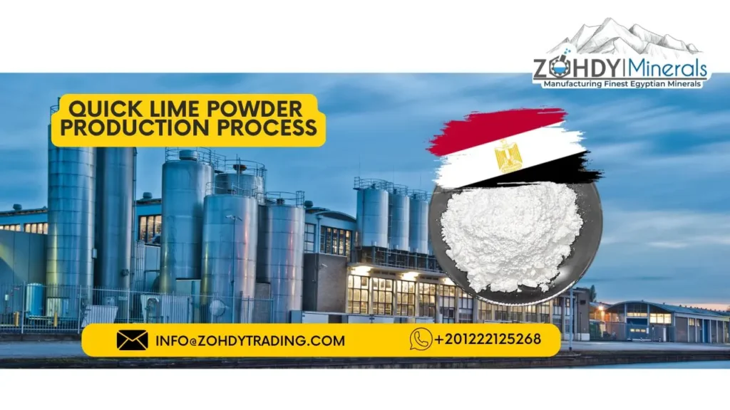 Quick Lime Powder vs. Hydrated Lime: what's the Differences 3 Quick Lime Powder Production Process