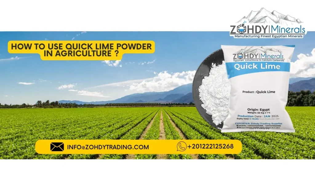 how to use quick lime powder in Agriculture ? 2 how to use quick lime powder in Agriculture