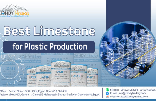 Ground Calcium Carbonate from Limestone for Plastic Production