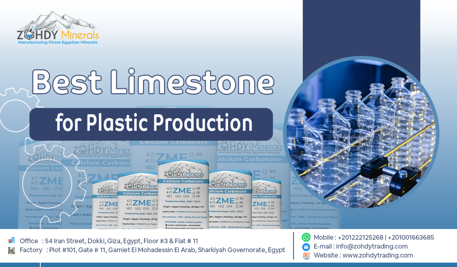 Ground Calcium Carbonate from Limestone for Plastic Production 9 Ground Calcium Carbonate from Limestone for Plastic Production