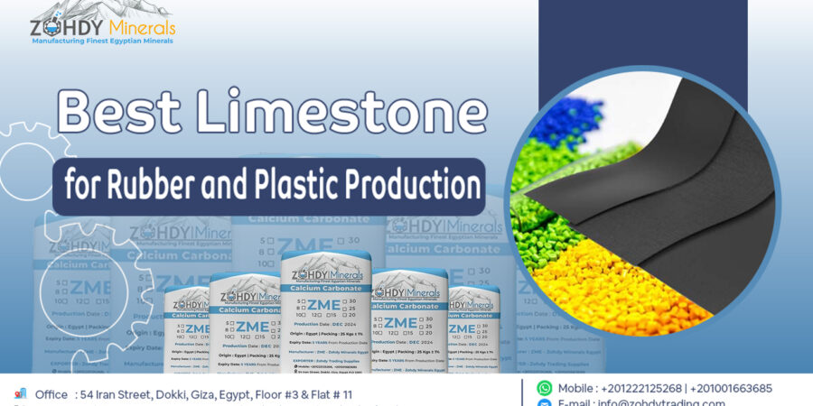 Calcium Carbonate Powder for Rubber and Plastic Production