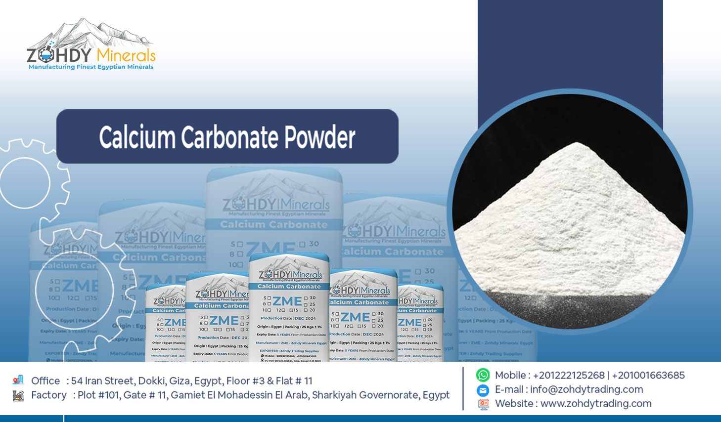 Calcium Carbonate Powder 9 Calcium Carbonate Powder