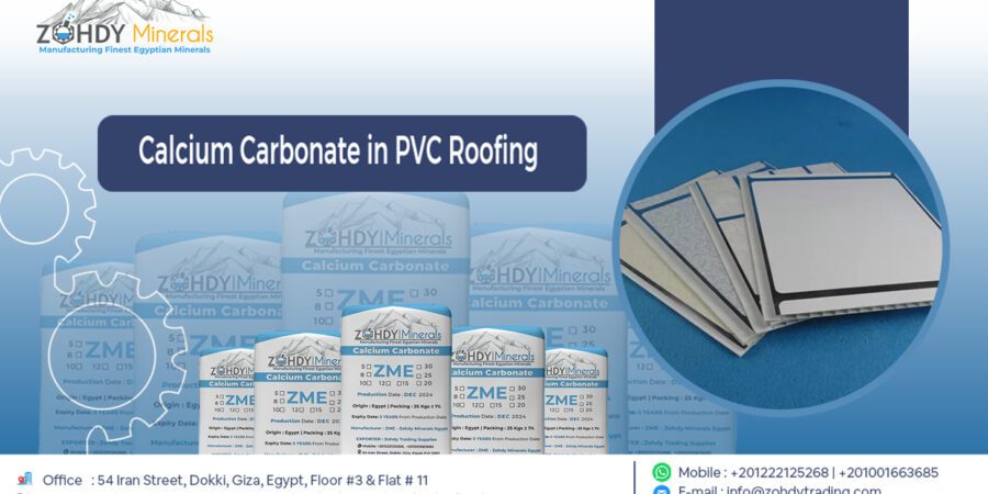 Calcium Carbonate in PVC Roofing 1 Calcium Carbonate in PVC Roofing
