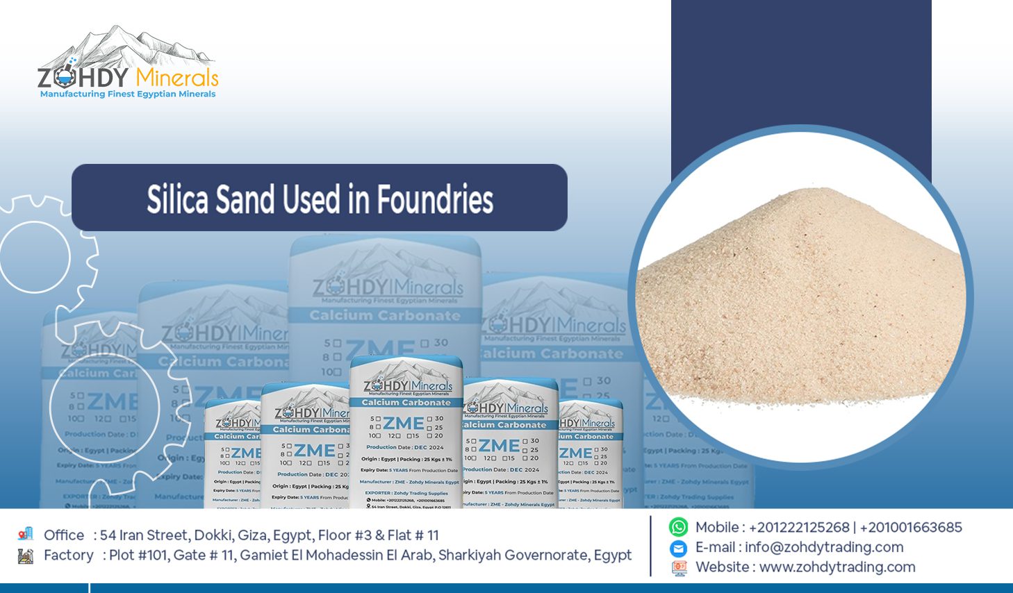 Silica Sand Used in Foundries 1 Silica Sand Used in Foundries