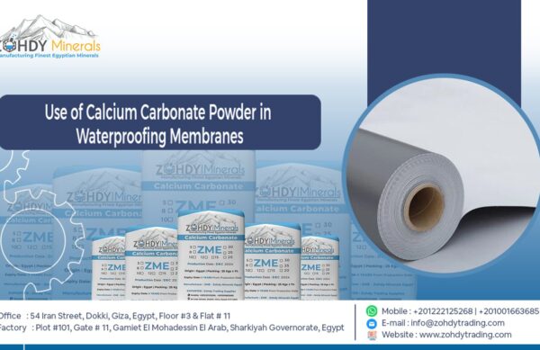 Use of Calcium Carbonate Powder in Waterproofing Membranes