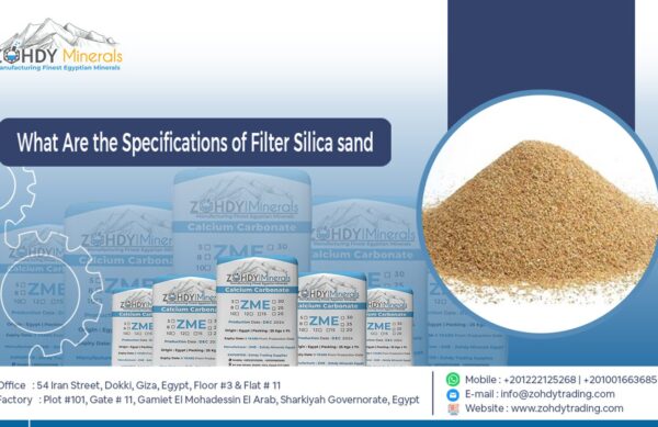 What Are the Specifications of Filter Silica sand
