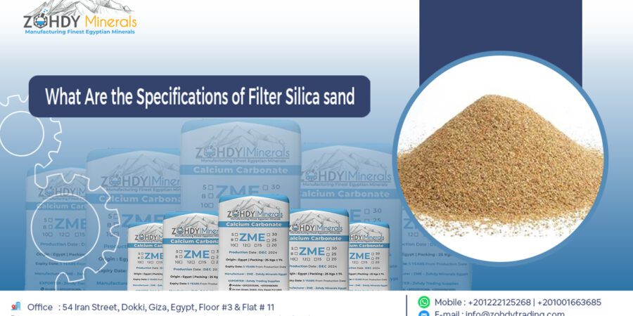 What Are the Specifications of Filter Silica sand