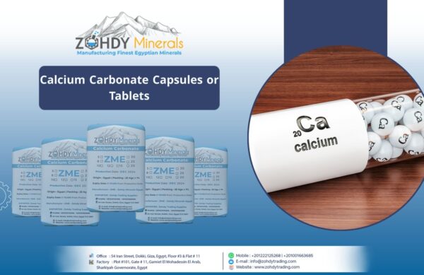 Calcium Carbonate Capsules or Tablets