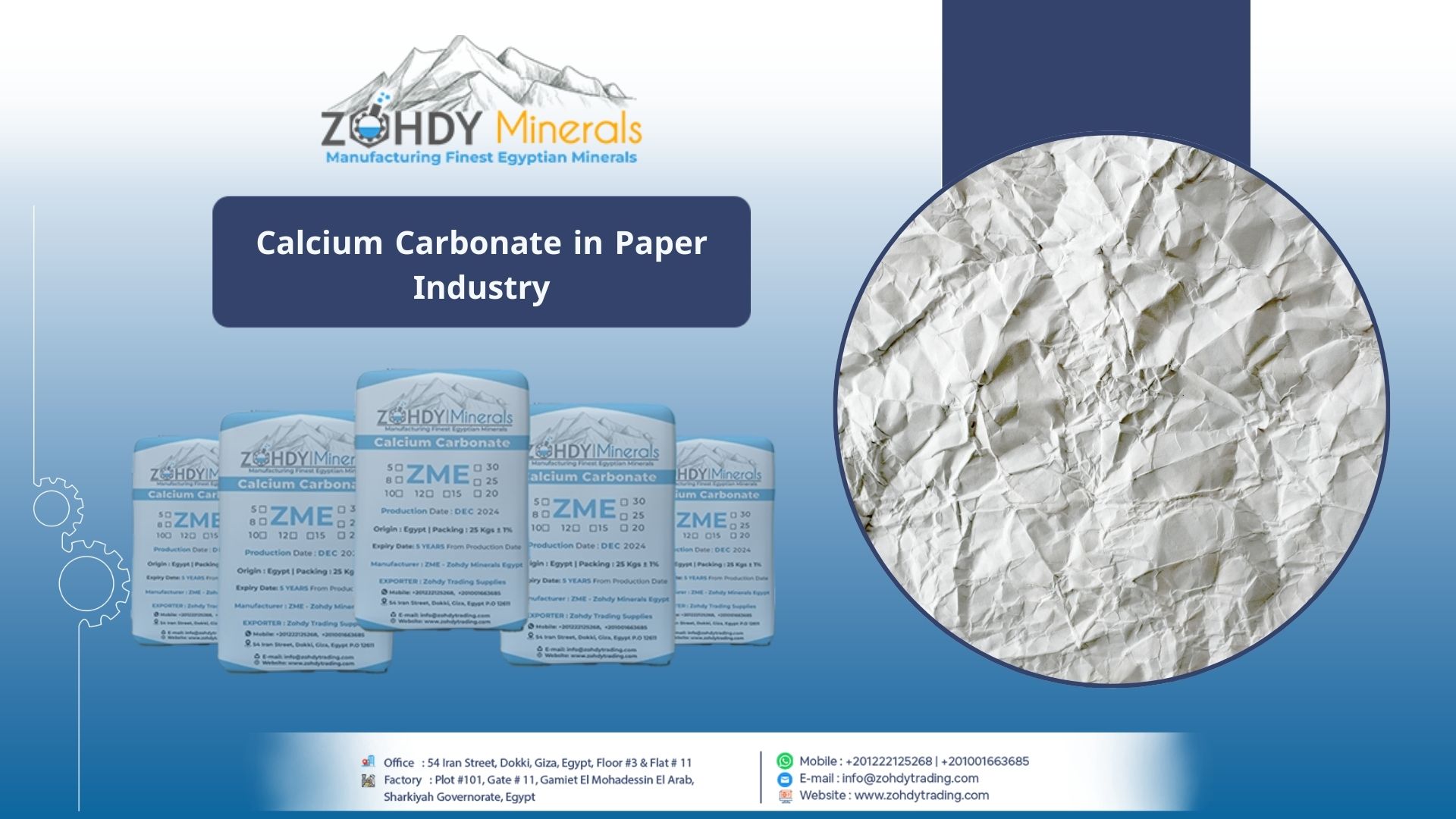 Calcium Carbonate in Paper Industry 6 Calcium Carbonate in Paper Industry