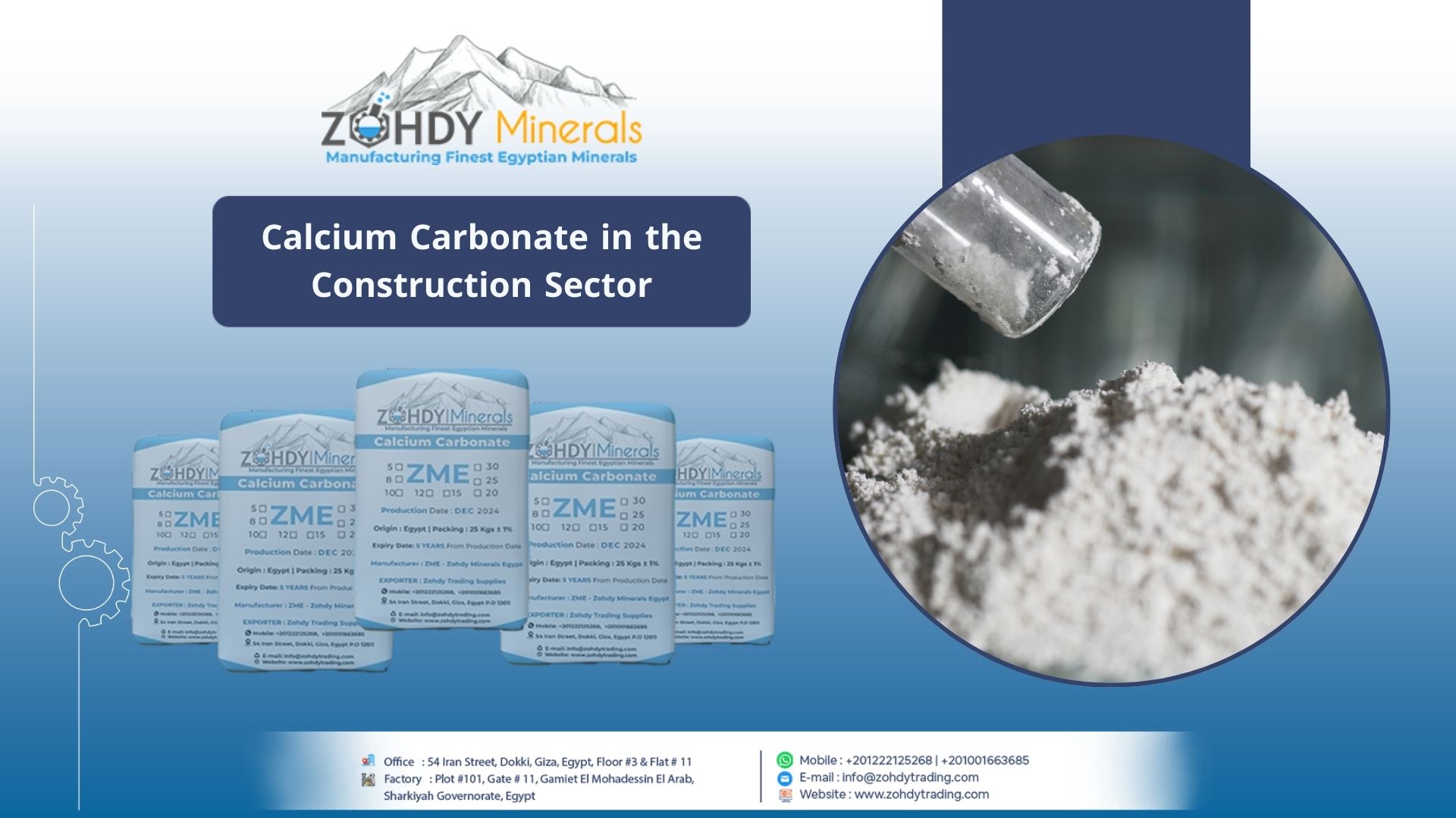 Calcium Carbonate in the Construction Sector 2 Calcium Carbonate in the Construction Sector