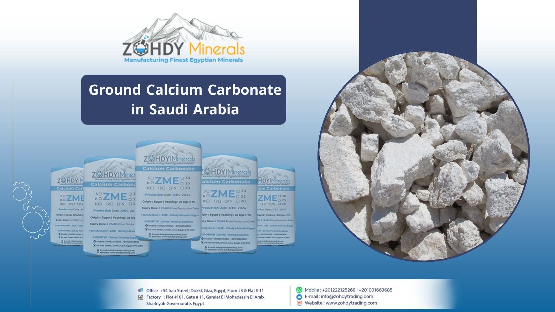 Zohdy Minerals Egypt – Leading Producer of Ground Calcium Carbonate in Saudi Arabia 6 Ground Calcium Carbonate in Saudi Arabia