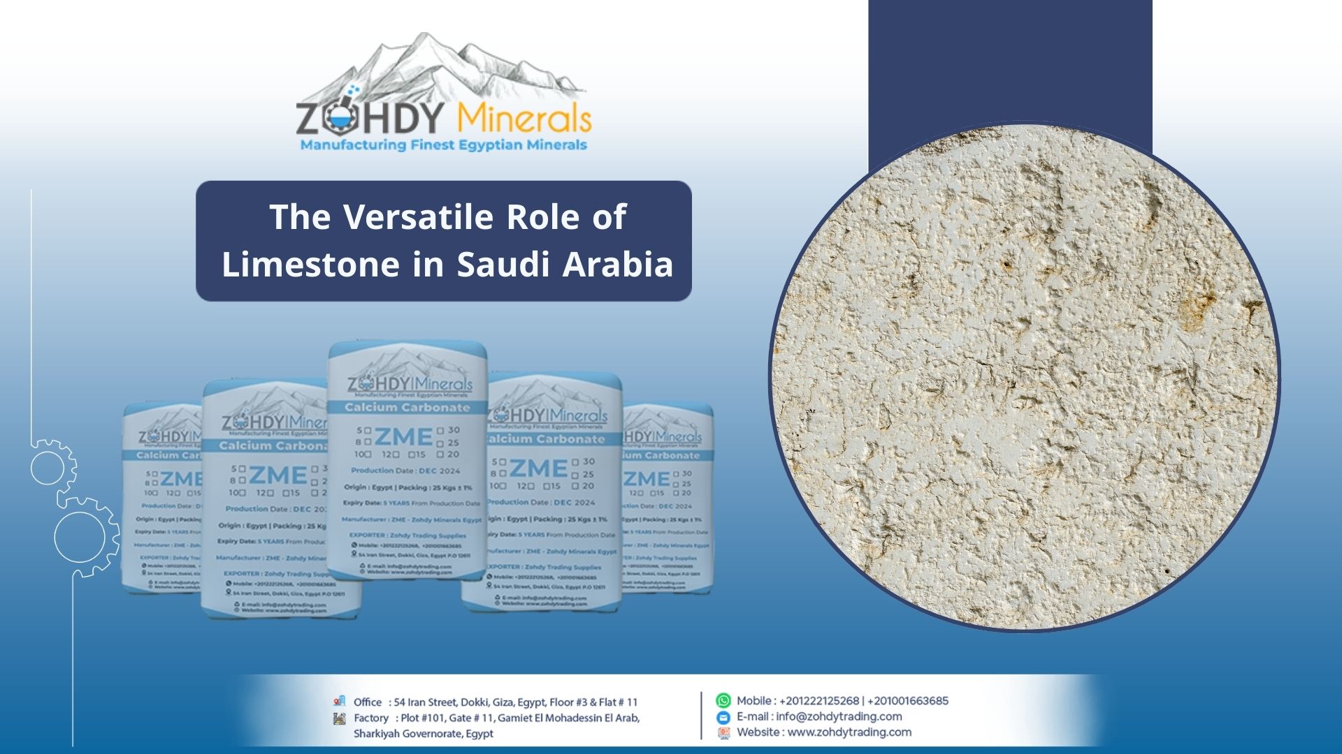 The Versatile Role of Limestone in Saudi Arabia 7 The Versatile Role of Limestone in Saudi Arabia
